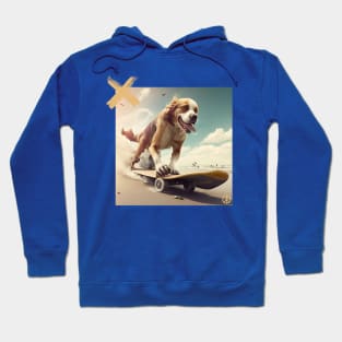 Skateboarding Pup Hoodie